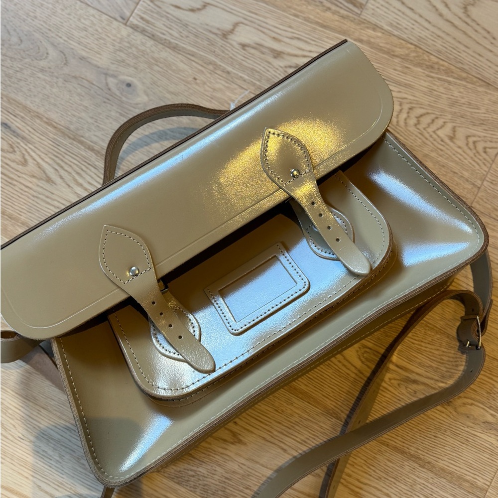 The Cambridge Satchel Company Glossy Tan Satchel
